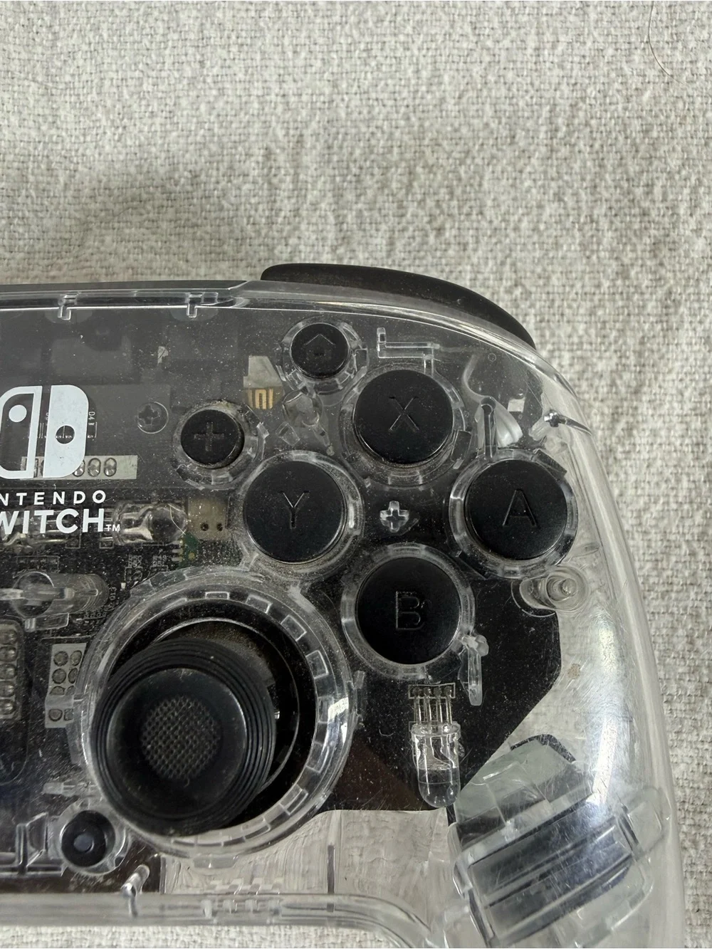 Nintendo Switch PDP Afterglow Wireless Deluxe Clear Controller